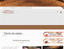 Tablet Screenshot of nuitsaugrandjour.com